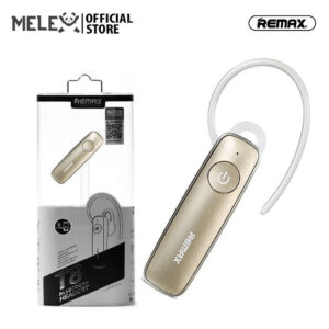 Remax RB-T8 Bluetooth Headset Wireless Music Earphone HD-Gold