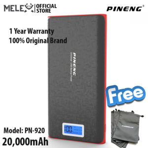PINENG PN-920 20000mAh Power Bank - Black