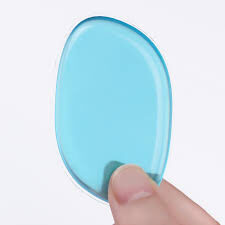 Makeups Cosmetic Foundation Smooth Flawless Sponge Puff Blender Powder Silicone Applicator Blue