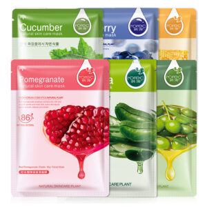 ROREC FACE MASK BLUEBERRY Honey Aloe Vera Pomegranate Olive Cucumber