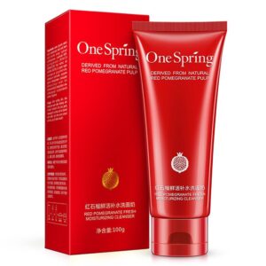 OneSpring Red Pomegranate Face Wash Facial Cleanser