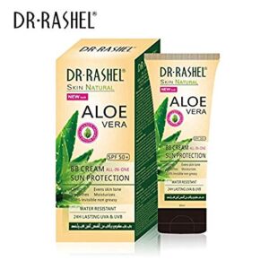DR.RASHEL Aloe Vera BB Cream Lasting UVA UVB Sun Creams Smooth Moisturize Invisible SPF 50 Sunblock 60 ml DRL-1398