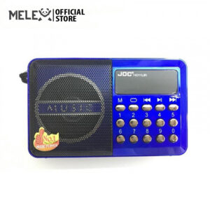 JOC Rechargeable Digital MP3 Player FM Radio-Blue