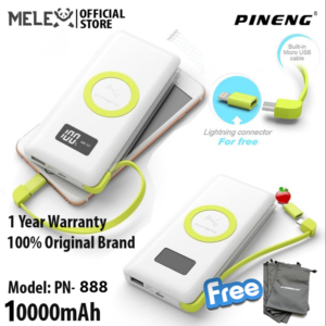 Pineng PN-888 10000mAh Qi Wireless Charging Powerbank