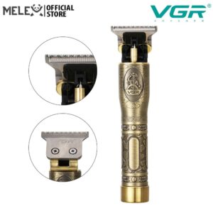VGR V-081 Hair Clipper Professional Rechargeable Personal Care Vintage Engraving Scissors T9 Trimmer USB