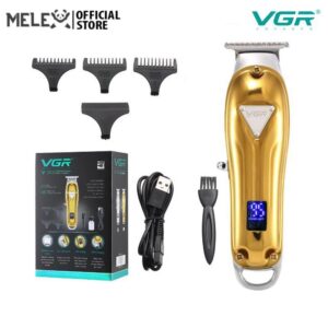 VGR V-063 LED display Hair Clipper Machine Professional Hair Trimmer Electric Beard Hair Cutter Razor Salon Shaver