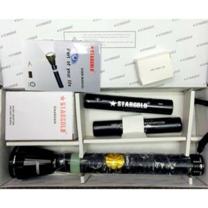 STAR GOLD SG-1600 RECHARGEABLE FLASH LIGHT/ TOURCH LIGHT CREE 3W LED HIGH POWER ALUMINIUM BODY